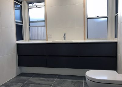 Large Vanity Storage - Main Bathroom Renovations