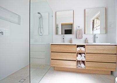 Bathroom Renovation - Indooroopilly Double Ensuite with Beautifully Functional Storage